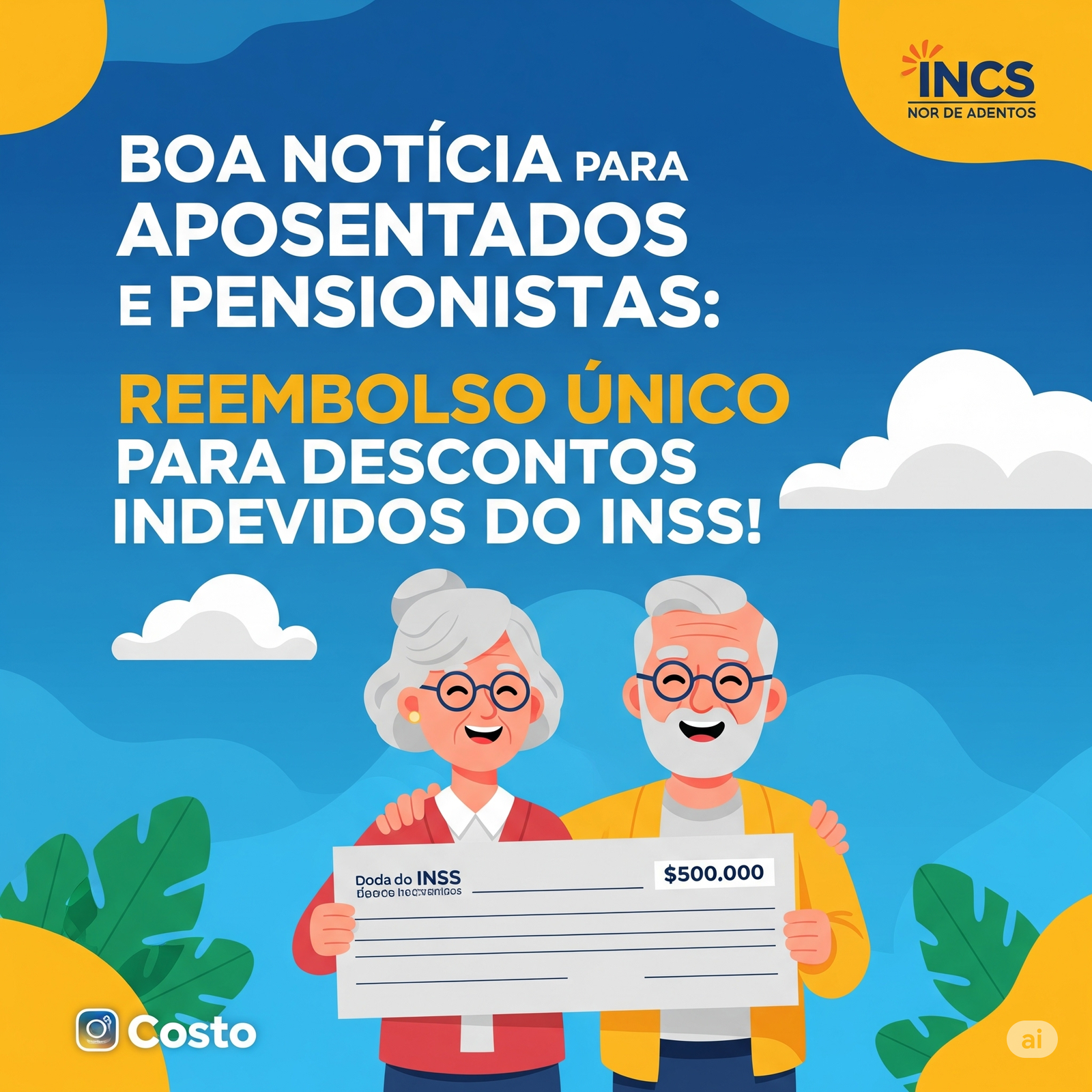 Governo confirma reembolso dos descontos indevidos do INSS em parcela única